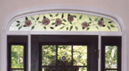 Stained Glass Flower Arch