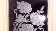 Sandblasted and Etched Glass 06