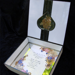 custom keepsake box for wedding, bar mitzvah bat mitzvah, or special occasion